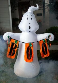 Color Changing 60 Inch Inflatable Ghost Decoration