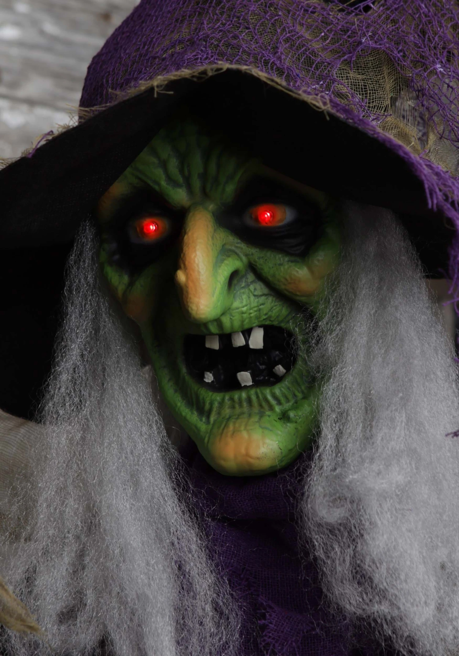 6FT Hanging Witch Animatronic Halloween Decoration 3 6FT Hanging Witch Animatronic Halloween Decoration - Image 3