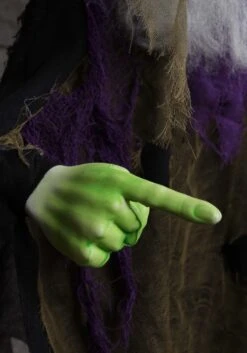 6FT Hanging Witch Animatronic Halloween Decoration 10 6FT Hanging Witch Animatronic Halloween Decoration -Halloween Decoration Store 6ft hanging witch animatronic sound light shaki alt 4