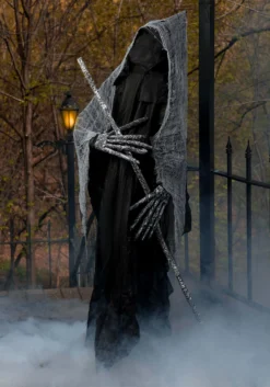 Fun World 6FT Reaper With Staff Halloween Decoration