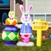 Large Egg Hunt 6FT Tall Inflatable Decoration