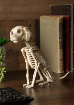 Sitting 7.5 Inch Puppy Skeleton Decoration