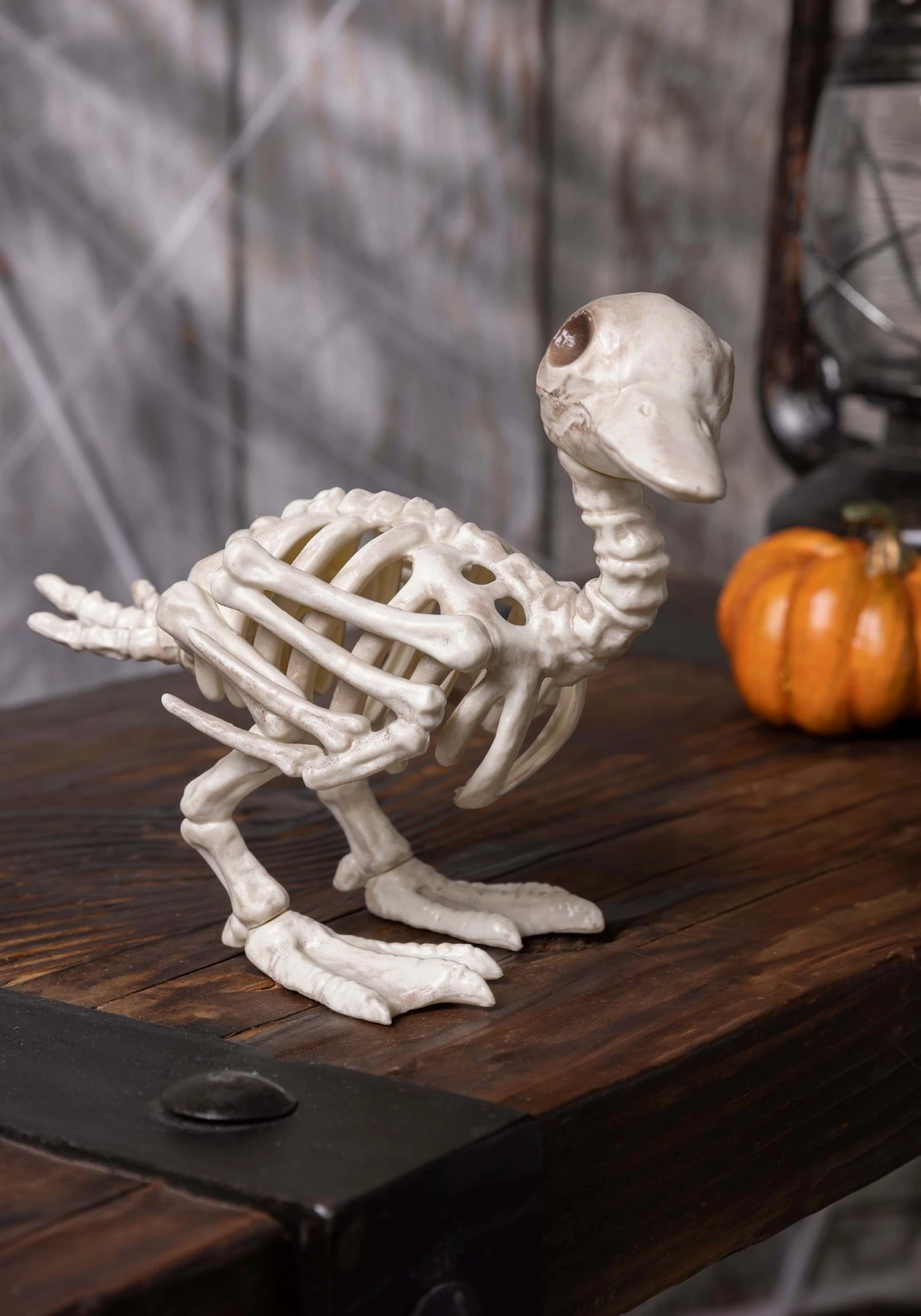 7.75 Inch Duckling Skeleton Halloween Decoration 2 7.75 Inch Duckling Skeleton Halloween Decoration - Image 2