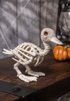 7.75 Inch Duckling Skeleton Halloween Decoration
