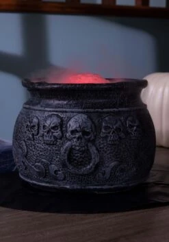 7 Inch Misting Cauldron Halloween Decoration -Halloween Decoration Store 7 misting cauldron alt 2