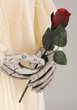 Fun World 72-Inch Hanging Skeleton Bride Halloween Decoration -Halloween Decoration Store 72 hanging bride alt 3