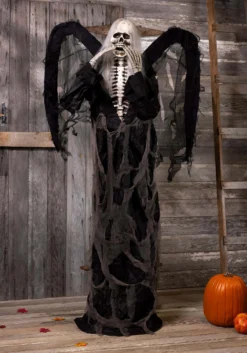 Fun World 72 Inch Black Winged Gruesome Greeter -Halloween Decoration Store 72 inch black winged gruesome greeter alt 2