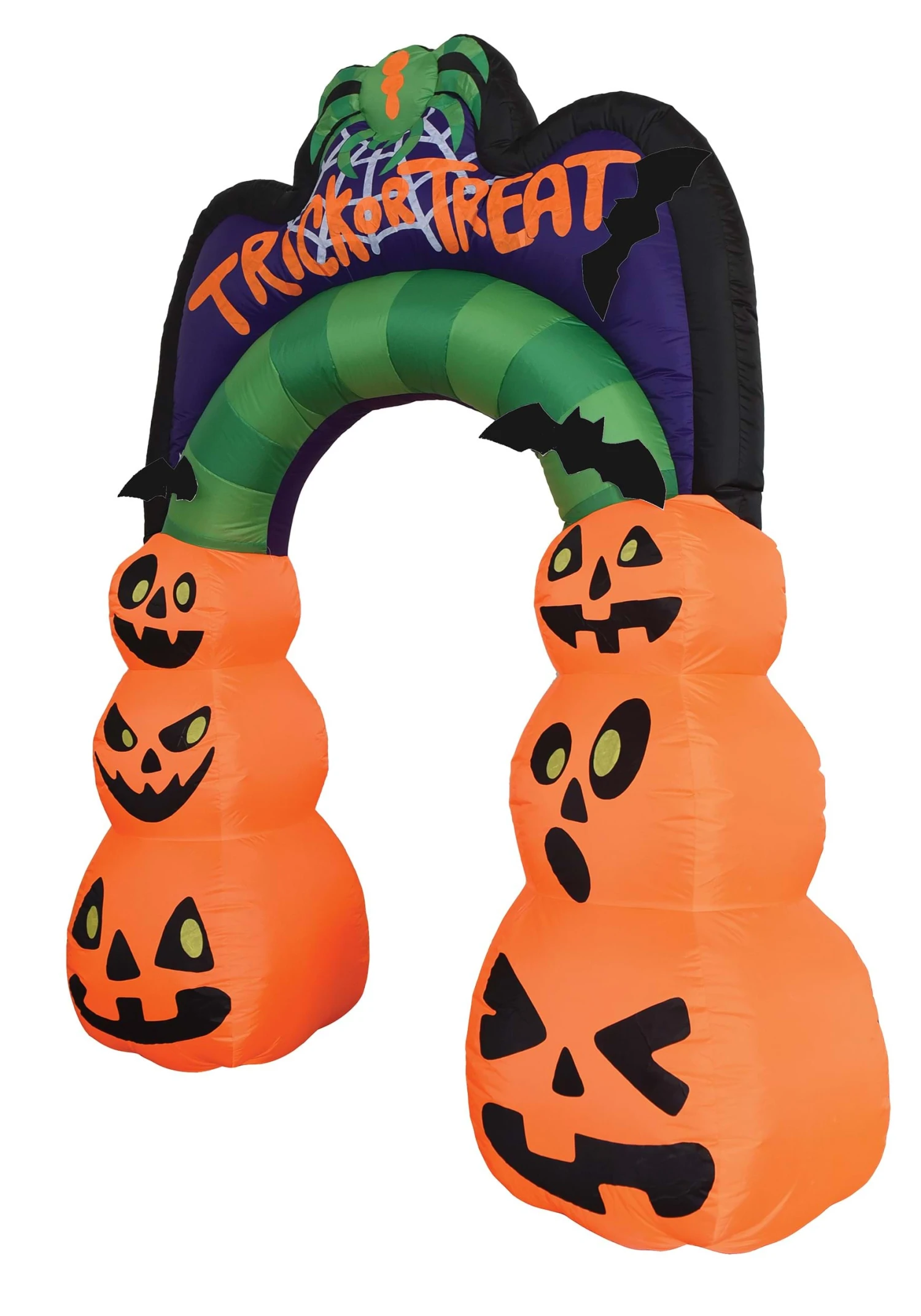 7' Tall Large Pumpkin Arch Inflatable Decoration 2 7' Tall Large Pumpkin Arch Inflatable Decoration - Image 2