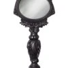 8 Inch Black Cat Hand Mirror Prop