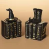 8-Inch Witches Books With Hat And Boots Decorative Set