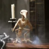 8" Skeleton Raven Prop