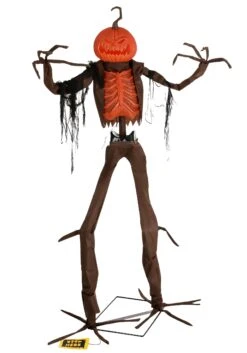 8FT Giant Animated Scarecrow Pumpkin Decoration -Halloween Decoration Store 8ft animated giant pumpkin scarecrow decoration alt 2