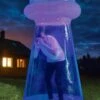 8 Foot Tall Crawl Inside Jumbo UFO Inflatable Decoration