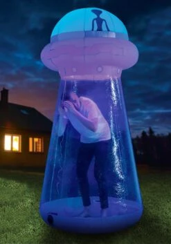 8 Foot Tall Crawl Inside Jumbo UFO Inflatable Decoration