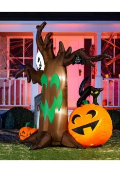 Inflatable Jumbo 8FT Tall RIP Tree Decoration -Halloween Decoration Store 8ft tall jumbo rip tree inflatable decoration alt 2