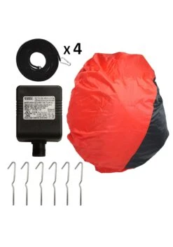 9.5 Foot Tall Jumbo Reindeer & Santa Inflatable Decoration -Halloween Decoration Store 9 5 foot jumbo reindeer and santa inflatable decor alt 4