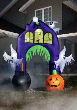Ghostly Castle Arch Inflatable 9 Foot Decoration
