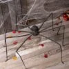 Fun World 90 Inch Fuzzy Spider Decor