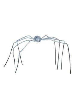 Fun World Gray Fuzzy 90" Spider Decoration
