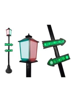 92-Inch Street Light With Lights And Sound Decoration