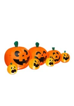 96 Inch Electric Inflatable Pumpkins Halloween Decoration Set -Halloween Decoration Store 96l electric inflatable halloween pumpkins alt 1