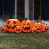 96 Inch Electric Inflatable Pumpkins Halloween Decoration Set