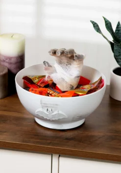 Animated Mummy Hand Candy Bowl