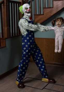 Tug Of War Animated Clown Prop -Halloween Decoration Store animated clown tug of war prop alt 2