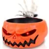 Scary Animated Pumpkin Candy Bowl
