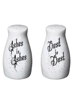 Ashes To Ashes & Dust To Dust Salt And Pepper Shakers