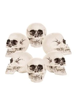 Set Of 24 Skulls Decoration -Halloween Decoration Store bag of 24 skulls mc0151 alt 3
