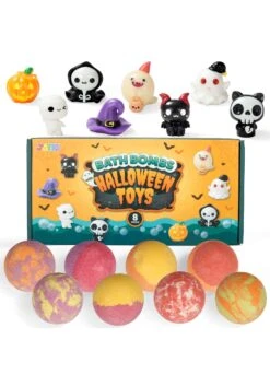 Bath Bomb With Halloween Toys, 8 Pieces