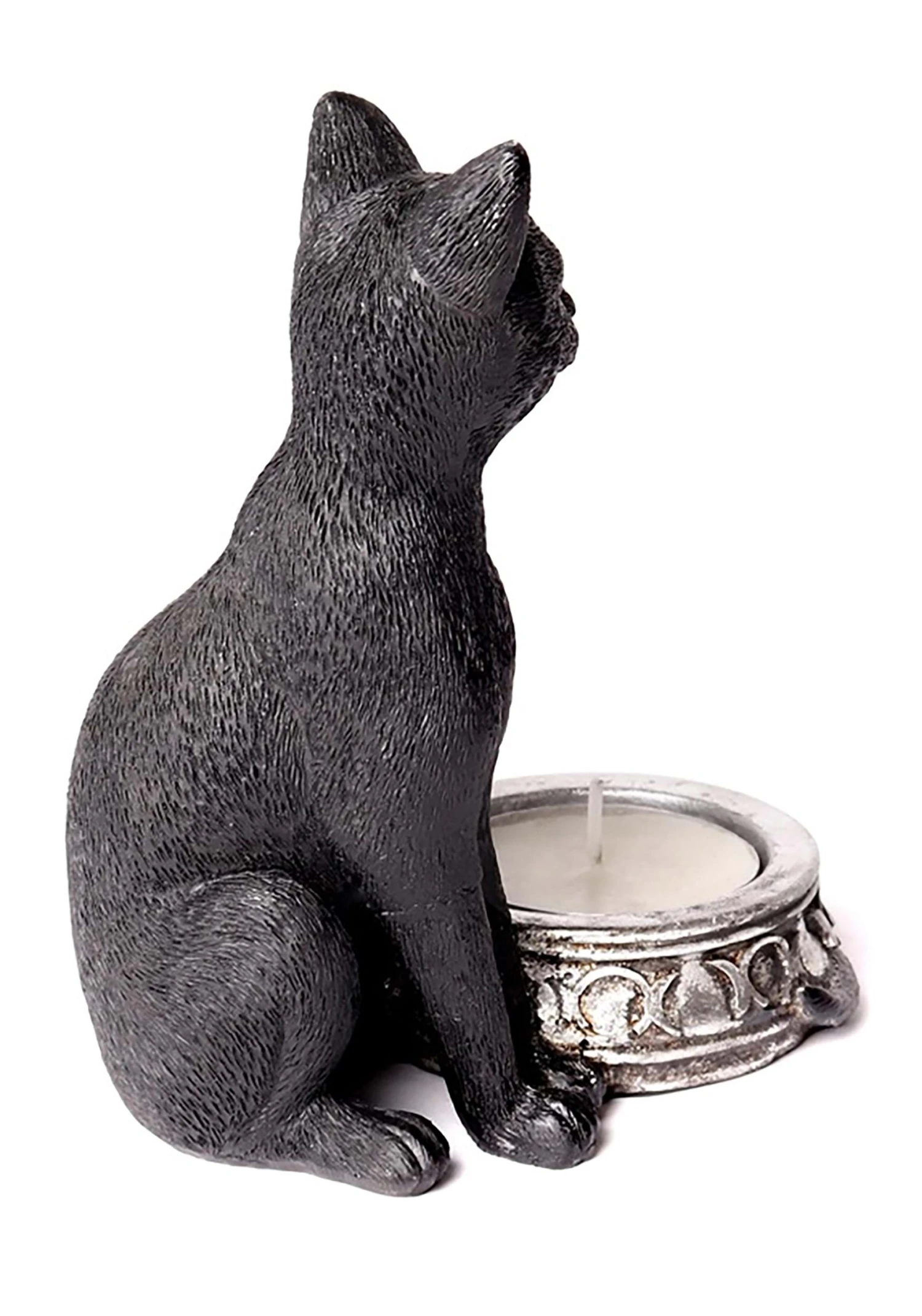 Decorative Black Cat Tea Light Holder 2 Decorative Black Cat Tea Light Holder - Image 2