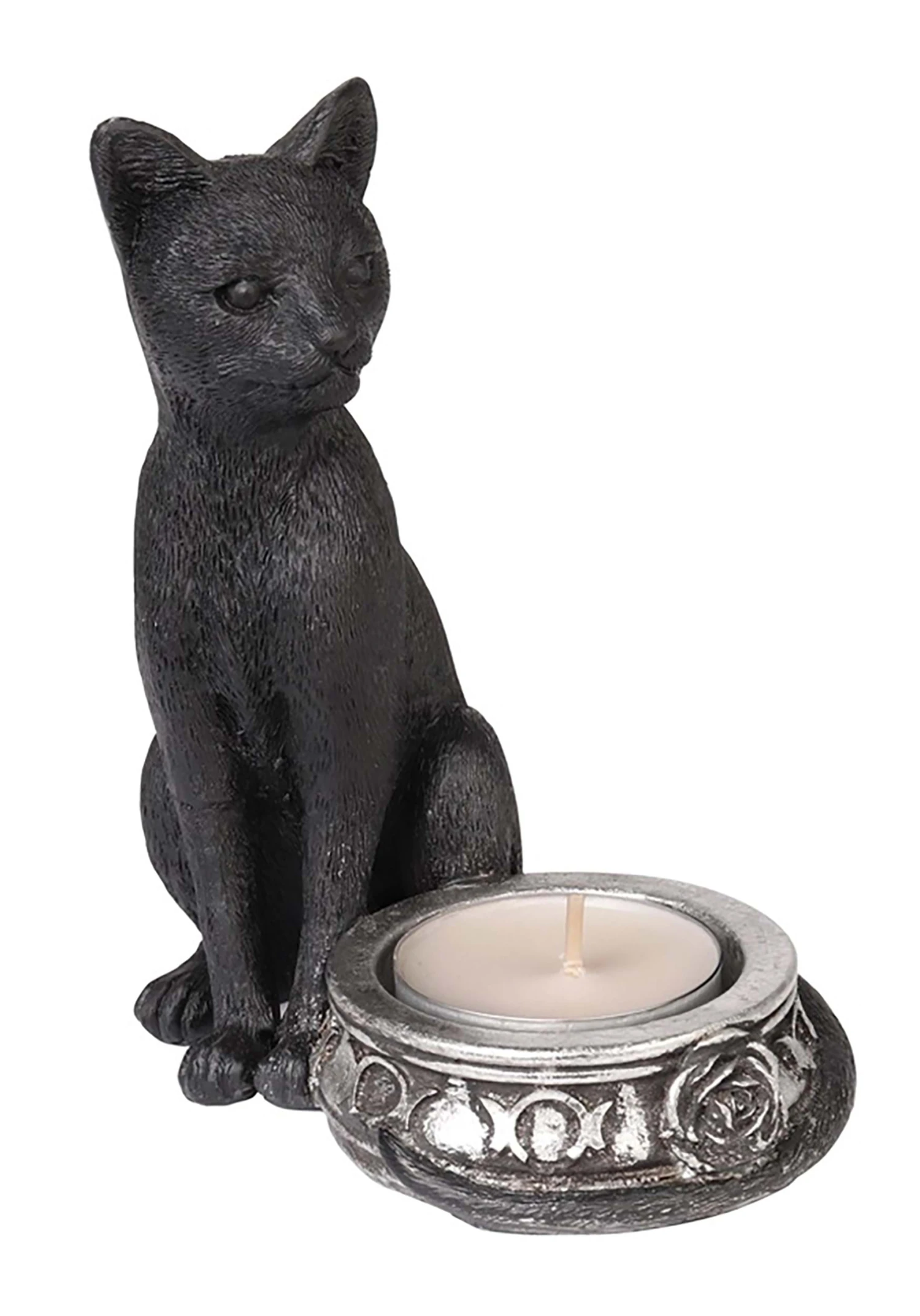 Decorative Black Cat Tea Light Holder 4 Decorative Black Cat Tea Light Holder - Image 4