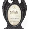 Gothic Black Raven Photo Frame