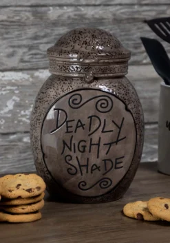 Nightmare Before Christmas Ceramic Deadly Night Shade Cookie Jar
