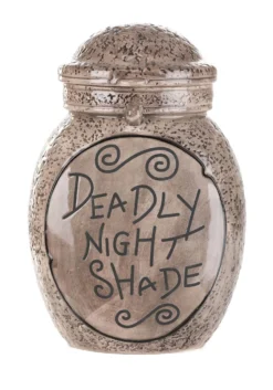 Nightmare Before Christmas Ceramic Deadly Night Shade Cookie Jar -Halloween Decoration Store ceramic deadly night shade cookie jar alt 3