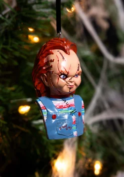 TRICK OR TREAT STUDIOS Chucky Bust Shaped Ornament
