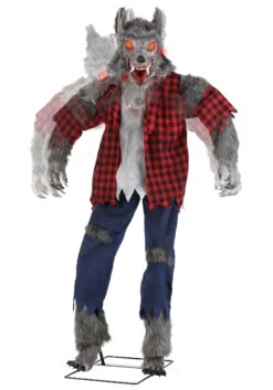 Classic Animated Werewolf Halloween Decoration -Halloween Decoration Store classic werewolf halloween decoration alt 6