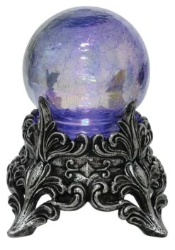 7 Inch Color Changing Mystic Crystal Ball Prop -Halloween Decoration Store color changing 7 inch mystic crystal ball prop alt 3