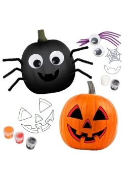 8 Characters Pumpkin Coloring Kit -Halloween Decoration Store coloring pumpkins with 8 characters alt 5