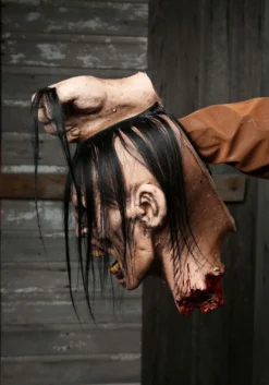 Beheaded Severed Corpse Head Prop -Halloween Decoration Store corpse beheaded severed head prop alt 2