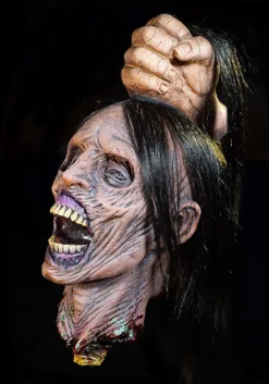 Beheaded Severed Corpse Head Prop -Halloween Decoration Store corpse beheaded severed head prop alt 4