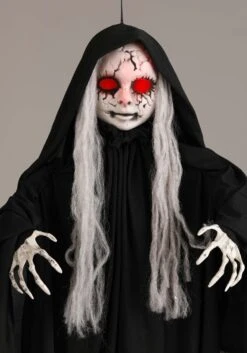 Cracked-Skull Baby Hanging Halloween Decoration -Halloween Decoration Store cracked skull baby hanger m38442 alt 2