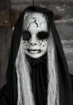 Cracked-Skull Baby Hanging Halloween Decoration -Halloween Decoration Store cracked skull baby hanger m38442 alt 3