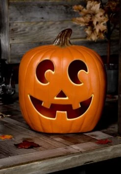19.5" Cute Jack O' Lantern With Light And Sounds Halloween Deocration