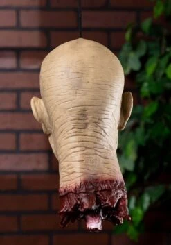 Decapitated Old Man Head Halloween Decoration -Halloween Decoration Store decapitated old man head alt 4