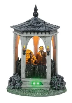 The Addams Family - The Gazebo At Moonlight By Department 56 7 The Addams Family - The Gazebo At Moonlight By Department 56 -Halloween Decoration Store department 56 the gazebo at moonlight alt 2 upd