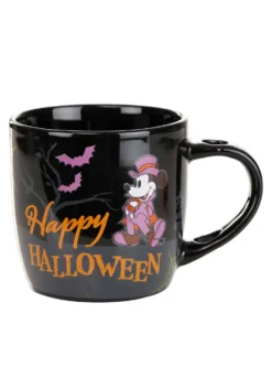 Happy Halloween Black Stirrer Mickey Disney Mug -Halloween Decoration Store disney mickey happy halloween black stirrer mug alt 4