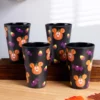 Disney Mickey Pumpkins Set Of 4 Tossed Black Tumblers